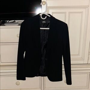 Zara Women's Elegant Black Suit Jacket